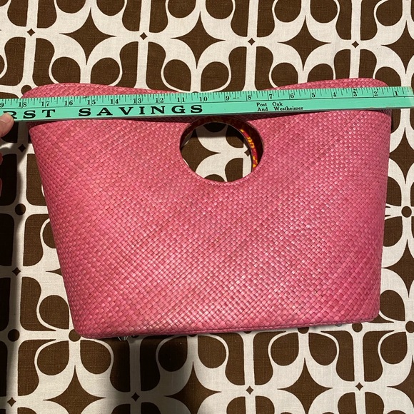 Putu by J. Maclear handbag. Pink Handmade of Natural fiber. EUC - Picture 12 of 12